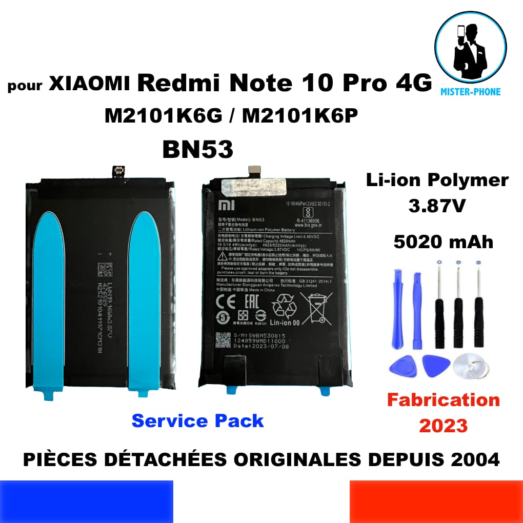 Batteria 5020 MAh Per Xiaomi Redmi Note 9 Pro / Max, Modello BN53, Nuova Pari Originale - Foto 3