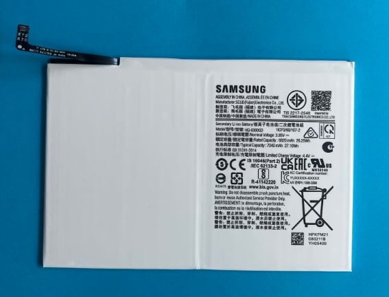Batterie compatible Samsung Galaxy Tab A8 10.5 2021 (HQ-6300NA), 7040 mAh -  Français