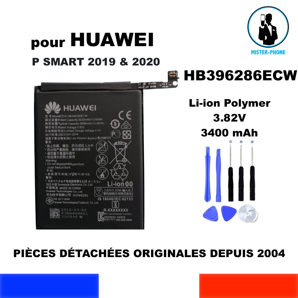 2 X BATTERIA Per Huawei P Smart 2019 POT-LX3 POT-LX1 POT-LX2 3400mAh - Foto 7