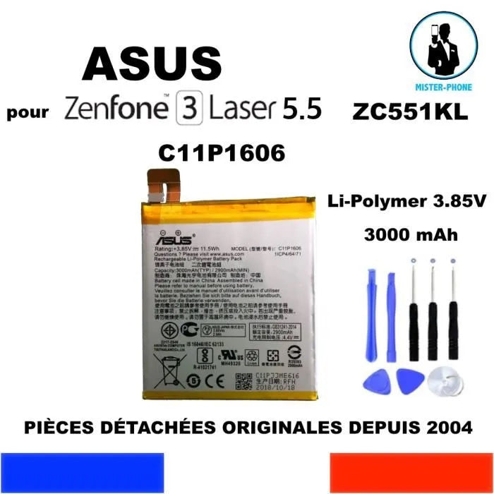 Batterie ASUS ZENFONE 3 Laser