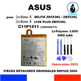 BATTERIE ORIGINALE ASUS C11P1511 ZenFone 4 SELFIE ZD553KL / ZB553KL  ZenFone 4 Live Plus  ZB553KL  + OUTILS