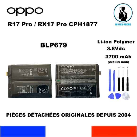 BATTERIE ORIGINALE BLP679 OPPO R17 RX17 Pro 3700mAh OEM CPH1877 PBDM00 PBDT00 + OUTILS