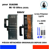 BATTERIE BM4V POUR XIAOMI Mi 10 Ultra ( 2020 ) 4500mAh ( 2x2250mAh ) 3,87V + OUTILS