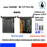 BATTERIE ORIGINALE BM58 OEM XIAOMI MI 11T Pro 5G 2107113SG 5000 mAh BATTERY