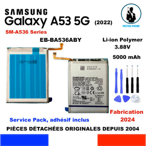 BATTERIE ORIGINALE SAMSUNG GALAXY A53 5G ( 2022 ) SM-A536 Series EB-BA536ABY OEM + OUTILS