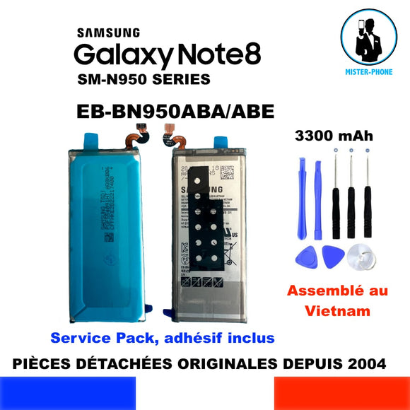 BATTERIE ORIGINE SAMSUNG GALAXY NOTE 8 SM-N950 SERIES EB-BN950ABA 3300mAh OEM