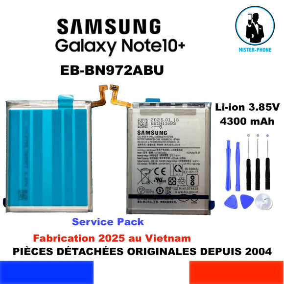 BATTERIE ORIGINALE SAMSUNG EB-BN972ABU GALAXY NOTE 10+ SM-N975 SERIES 4300mAh