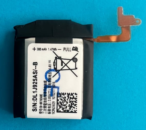batterie samsung gear s3 frontier BATTERIE ORIGINALE EB-BR760ABE SAMSUNG GEAR S3 SM-R760 SM-R765 SM-R770 – MisterPhoneStore