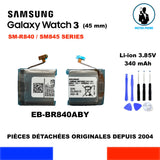 BATTERIE ORIGINALE SAMSUNG GALAXY WATCH3 45mm EB-BR840ABY SM-R840 SM-R845F OEM + OUTILS