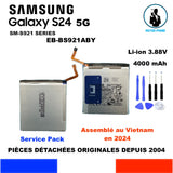 BATTERIE ORIGINALE SAMSUNG EB-BS921ABY GALAXY S24 5G 4000mAh SM-S921B/DS OEM NEW