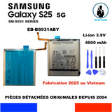 BATTERIE ORIGINALE SAMSUNG EB-BS931ABY GALAXY S25 5G 4000mAh SM-S931B/DS OEM + OUTILS