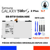 BATTERIE ORIGINALE SAMSUNG EB-BT810ABE GALAXY TAB S2 Plus 9.7 5870mAh 22,60W +OUTILS