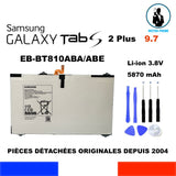 BATTERIE ORIGINALE SAMSUNG EB-BT810ABE GALAXY TAB S2 Plus 9.7 5870mAh 22,60W +OUTILS