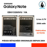 BATTERIE ORIGINALE OEM SAMSUNG EB615268VU GALAXY NOTE 2500mAh GT-N7000 3,7V