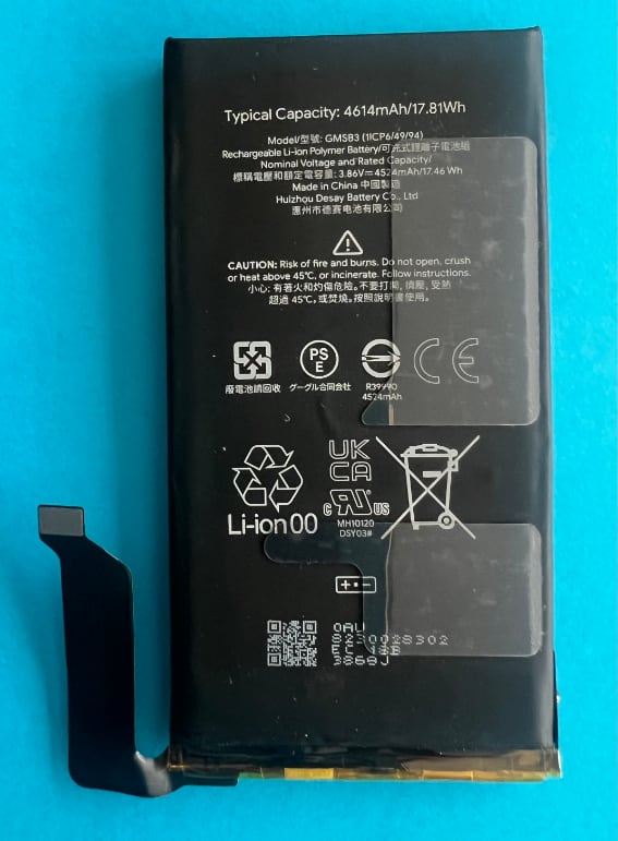 MOBILEX® GMSB3-Akku Für Google Pixel 6, 4614 MAh, OEM