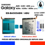 BATTERIE ORIGINALE SAMSUNG EB-BA505ABN GALAXY A20 A20s 4000mAh SM-A205 SM-A207 OEM + KIT OUTILS