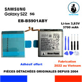 BATTERIE ORIGINALE SAMSUNG EB-BS901ABY GALAXY GALAXY S22 5G 3700mAh + KIT OUTILS
