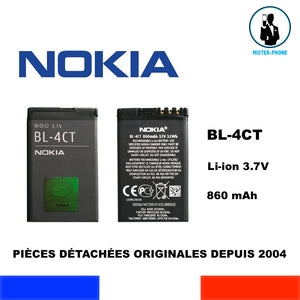 BATTERIE ORIGINALE NOKIA BL-4CT BL4CT BL 4CT OEM 860mAh 3,2Wh 3,7V