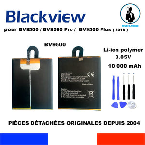 BATTERIE ORIGINALE OEM BLACKVIEW BV9500 BV9500 Pro BV9500 Plus BV 9500 10 000mAh + OUTILS