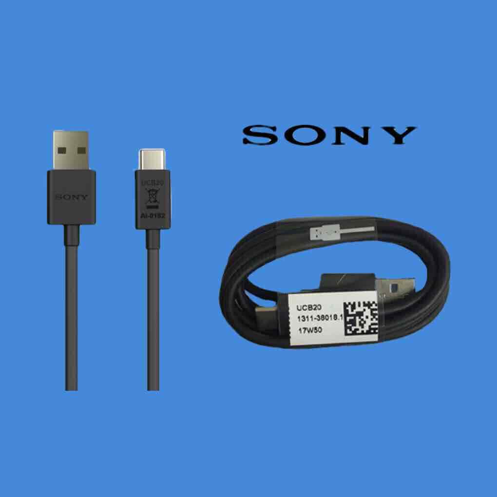 Câble Sony UCB20 USB Type C D'origine - Pour Xperia M5, Z3 Compact - Neuf