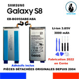 BATTERIE ORIGINE SAMSUNG GALAXY S8 SM-G950 EB-BG950ABE EB-BG950ABA 3000mah OEM + OUTILS