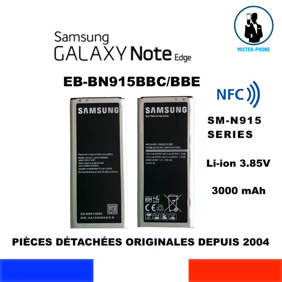 BATTERIE ORIGINALE SAMSUNG EB-BN915BBE GALAXY NOTE EDGE SM-N915 SERIE 3000mAh