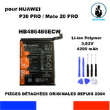 BATTERIE ORIGINALE HB486486ECW HUAWEI P30 Pro / Mate 20 Pro 4200mAh VOG-L09 LYA-L09 + OUTILS