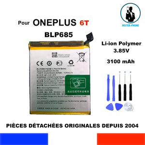 BATTERIE ORIGINALE BLP685 1+ ONEPLUS 6T 3700mAh 14,24Wh OEM 