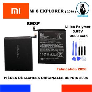 BATTERIE ORIGINALE BM3F OEM XIAOMI POUR Mi 8 Explorer ( 2018 ) 3000mAh 