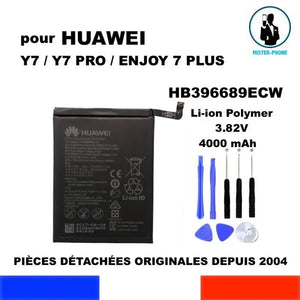 BATTERIE ORIGINALE HUAWEI HB396689ECW Y7 Y7 PRO ENJOY 7 PLUS 4000mAh OEM + KIT OUTILS