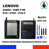 BATTERIE ORIGINALE BL234 LENOVO VIBE P1M A5000 P70 P70-T P70T 4000mAh OEM ORIGINE + KIT OUTILS