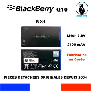 BATTERIE ORIGINE BLACKBERRY NX1 1270mAh 3,8V 8,0Wh Q10 OEM