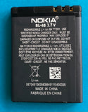 BATTERIE ORIGINE NOKIA BL-4B BL4B 700mAh 3,7V 2,6Wh OEM 7370 7373 N76 7070 7500