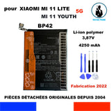 BATTERIE ORIGINALE OEM XIAOMI BP42 BP 42 XIAOMI Mi 11 LITE Mi 11 YOUTH 4250mAh OEM ORIGINE + KIT OUTILS